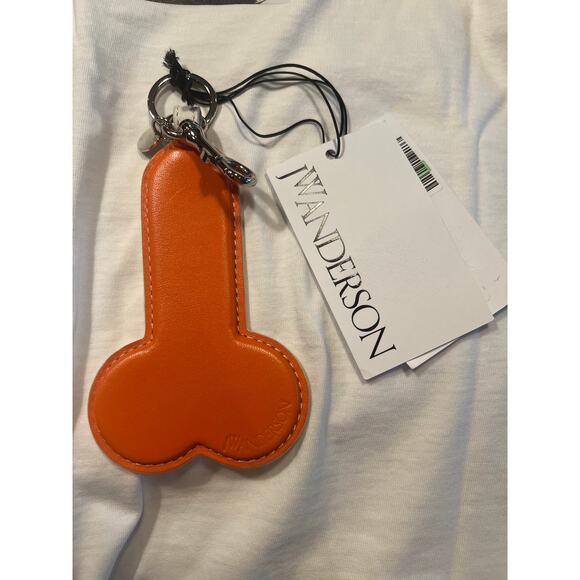 JW ANDERSON - Lamb Leather Keyring or Bag Charm WITH DUSTBAG - Picture 9 of 12